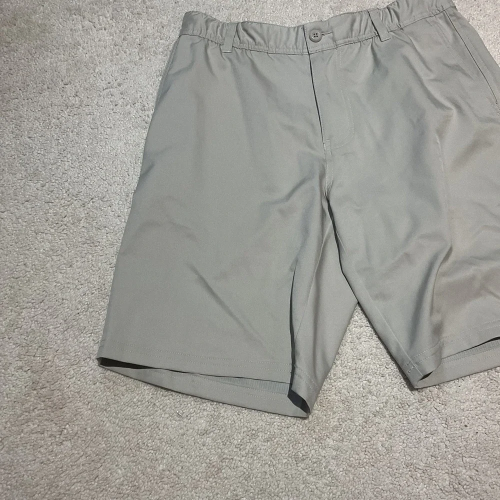 Columbia Regular Fit Shorts Men's 34x44 Khaki Tan Performance Outdoor Hiking Fis